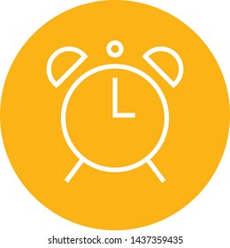 Alarm Clock Snooze Button Outline Icon