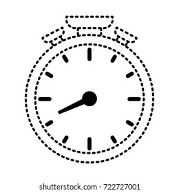 alarm clock  sticker  vector illustration