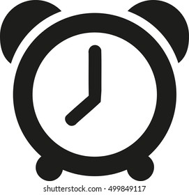 Alarm clock symbol