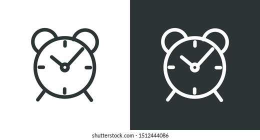Alarm Clock Symbol Icon Vector