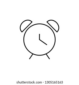 alarm, clock, time icon. Signs and symbols can be used for web, logo, mobile app, UI, UX