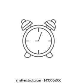 Alarm clock, time management icon. Element of time management icon. Thin line icon for website design and development, app development