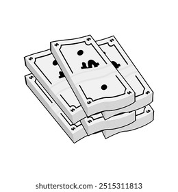 Alarm Clock time is money Vector Image And Illustration