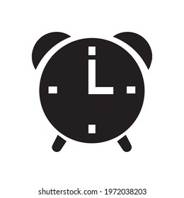 Alarm clock time watch icon
