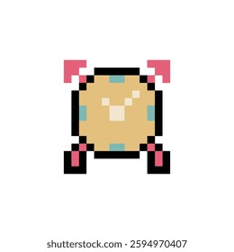 alarm clock timer pixel art