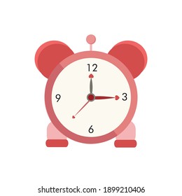 Alarm Clock Valentine Vector Icon
