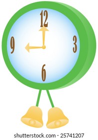 Alarm clock vector.