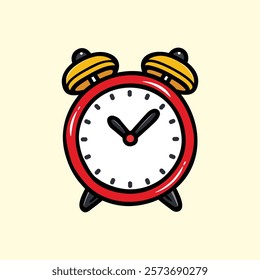 Alarm clock vector art design