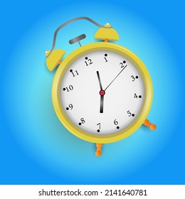 Vector de reloj de alarma en forma modificable