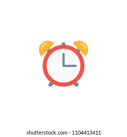 Alarm Clock Vector Flat Icon