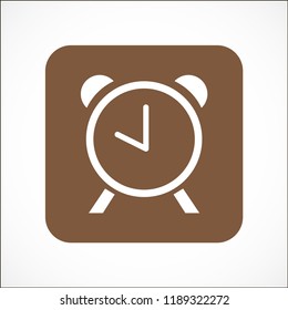 alarm clock vector icon 10 eps