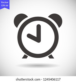 alarm clock vector icon 10 eps