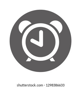 alarm clock vector icon 10 eps