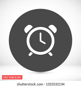 alarm clock vector icon 10 eps