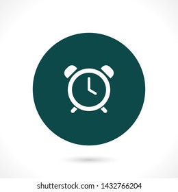 alarm clock vector icon 10 eps , Lorem ipsum Flat design