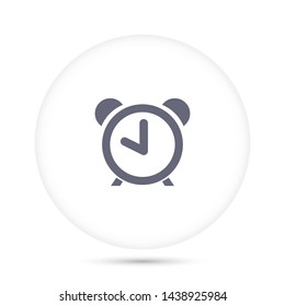 alarm clock vector icon 10 eps , Lorem ipsum Flat design