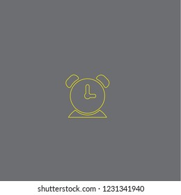 Alarm clock vector icon
