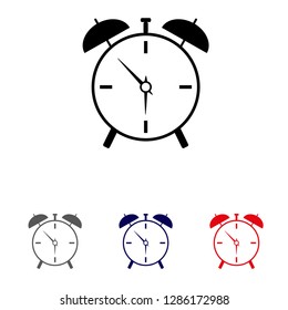 alarm clock vector icon