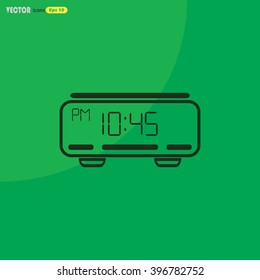 Alarm clock vector icon