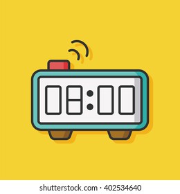 alarm clock vector icon