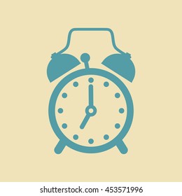 Alarm clock vector icon