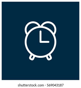 Alarm clock vector icon