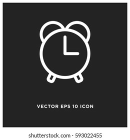 Alarm clock vector icon