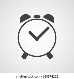 Alarm clock vector icon