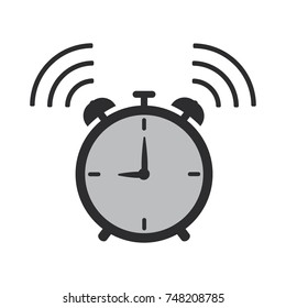 alarm clock vector icon 