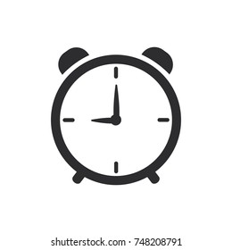 alarm clock vector icon 