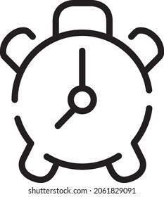 Alarm clock vector icon is from a back to school collection for mobile apps and websites. nice design, simple and clean