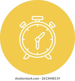 Alarm Clock vector icon. Can be used for printing, mobile and web applications.
