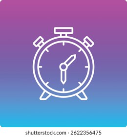 Ícone de vetor Alarm Clock. Pode ser usado para impressão, aplicativos móveis e da Web.
