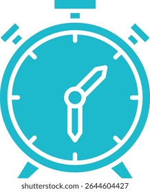 Alarm Clock vector icon. Can be used for printing, mobile and web applications.