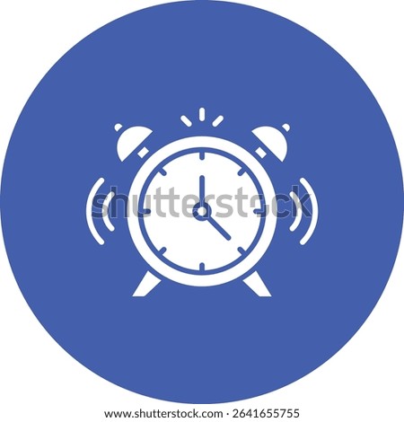 Alarm Clock vector icon. Can be used for printing, mobile and web applications.