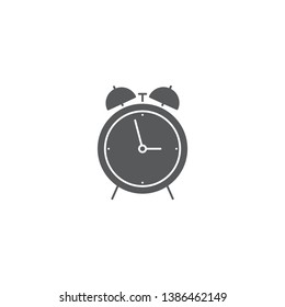 alarm clock vector icon concept design isolated on white background