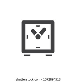 Alarm clock vector icon. filled flat sign for mobile concept and web design. Watch simple solid icon. Symbol, logo illustration. Pixel perfect vector graphics