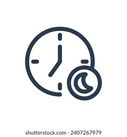 Alarm Clock Vector Icon Illustration for Wake Up