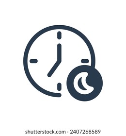Alarm Clock Vector Icon Illustration for Wake Up