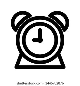 alarm clock vector icon isolate don white background
