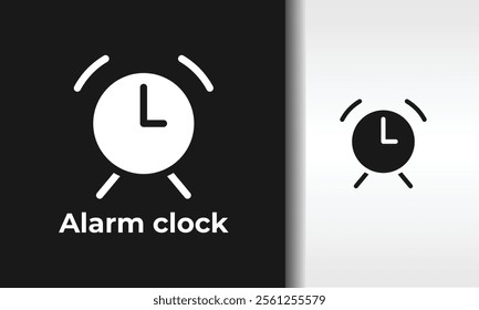 Alarm Clock Vector, Icon Or Logo Sign Isolated Symbol Illustration