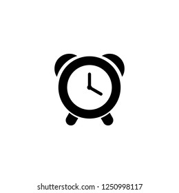 alarm clock vector icon. alarm clock sign on white background. alarm clock icon for web and app