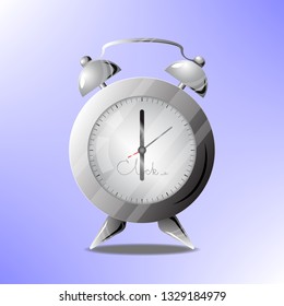 Alarm clock vector and illustration.