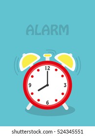 alarm clock. Vector Illustration