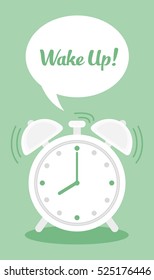 alarm clock. Vector Illustration