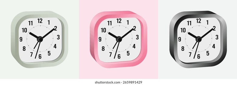 Design da ilustração do Vetor do Relógio Despertador