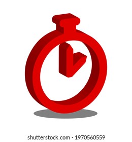 Alarm clock vector illustration icon