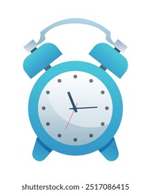 Alarm clock vector illustration isolated on white background
