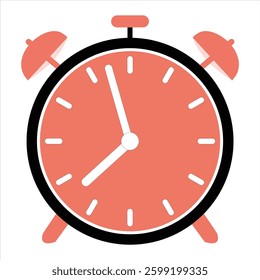 Alarm clock vector on a white background