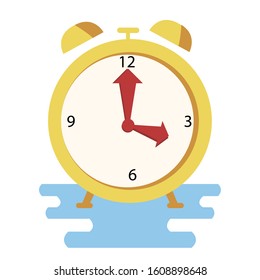 Alarm Clock Waiting To Ringing